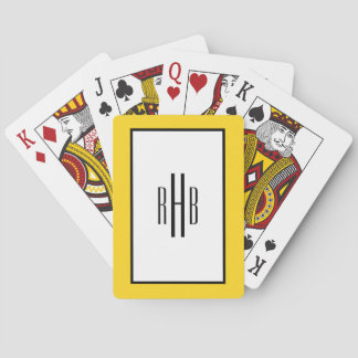 Mit Monogramm Spielkarten Poker Deck für Vater