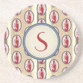 Mit Monogramm Spiny Rock Humster Getränkeuntersetzer (Vorne)