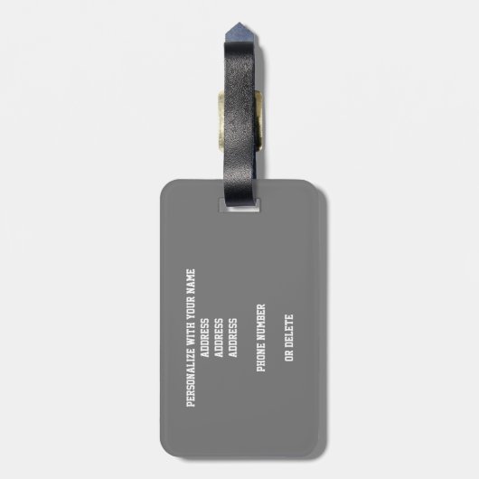 mit Monogramm Sportgeschenke Mädchen pinkfarbene S Gepäckanhänger (Rückseite vertikal)