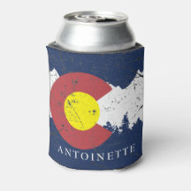 Mit Monogramm Staatsflagge Colorado