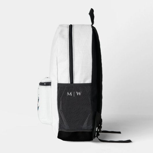 Mit Monogramm Stallschlauch Druckausschnitt Nähtas Bedruckter Rucksack (Rechts)