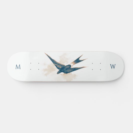 Mit Monogramm Stallschluckskateboard Skateboard (Horizontal)