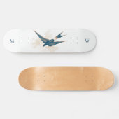 Mit Monogramm Stallschluckskateboard Skateboard (Horizontal)