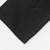 Mit Monogramm staubiger BlumenBoho Streifen Fleecedecke (Ecke)