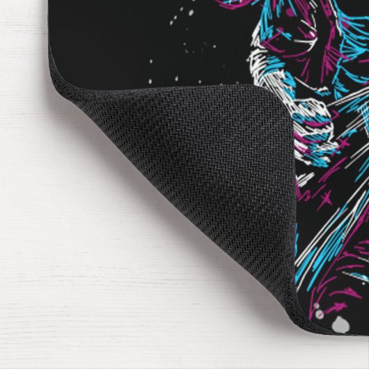 Mit Monogramm Stein auf Schwermetallen Mousepad (Ecke)