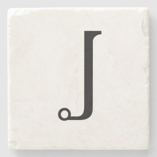 Mit Monogramm SteinUntersetzer