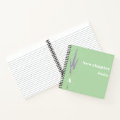 Mit Monogramm strapazierfähiger Ruhestandsname leu Notizblock (Innenseite)