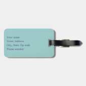 Mit Monogramm Streifen Gepäckanhänger (Rückseite horizontal)