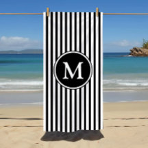 Mit Monogramm Streifen