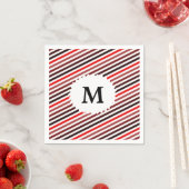 Mit Monogramm Strickpapier Napkins Serviette (Beispiel)