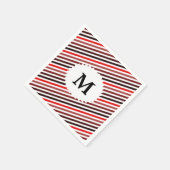 Mit Monogramm Strickpapier Napkins Serviette (Ecke)