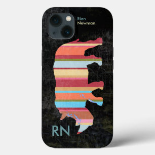 Mit Monogramm Stripter Rhino Case-Mate iPhone Hülle