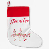 Mit Monogramm Strumpf Kleiner Weihnachtsstrumpf (Vorderseite)