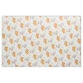 Mit Monogramm | Sweet Safari Stoff (Fat Quarter (45,7 x 55,9 cm))