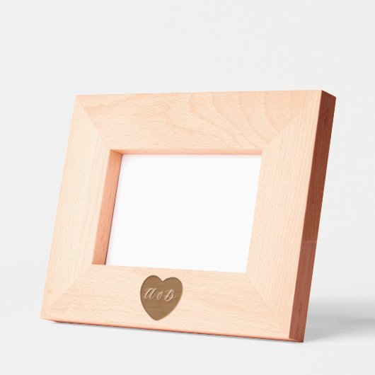 Mit Monogramm Sweethearts Geätzte Rahmen (Links)