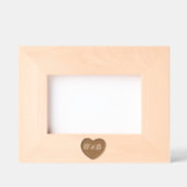 Mit Monogramm Sweethearts Geätzte Rahmen (Vorderseite)