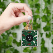 Mit Monogramm T-Shirt Time Golf Schlüsselkette Schlüsselanhänger (Hand)