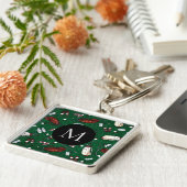 Mit Monogramm T-Shirt Time Golf Schlüsselkette Schlüsselanhänger (Seite)