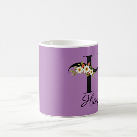 Mit Monogramm Tasse (Mittel)