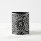 Mit Monogramm Tasse für Silberschmuck (Zentrum)