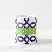 Mit Monogramm Tasse von Gitter und Grosgetreide (Mittel)