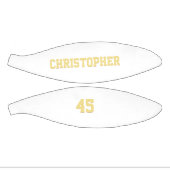 Mit Monogramm Team Club-Spielernummer Mini Basketball (Panele)