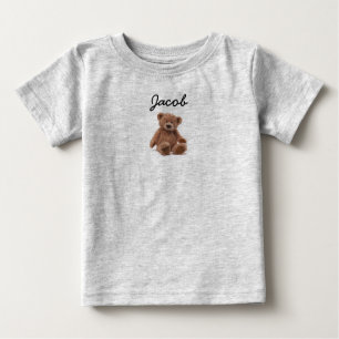Mit Monogramm Teddy Bären T - Shirt