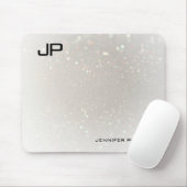 Mit Monogramm Template Glam Moderne, kundenspezifi Mousepad (Mit Mouse)
