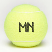 Mit Monogramm Tennisbälle (Vorderseite)