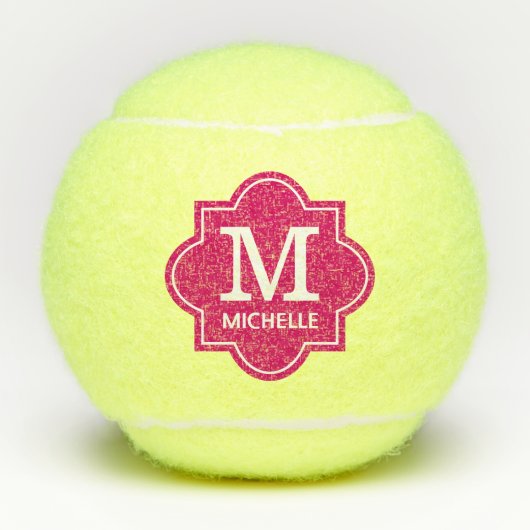 Mit Monogramm Tennisbälle (Vorderseite)