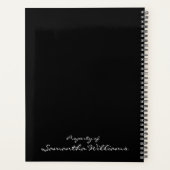 Mit Monogramm Tiermuster Planer (Rückseite)