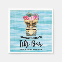 Mit Monogramm Tiki Bar Party