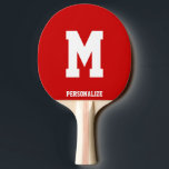 Mit Monogramm Tischtennispaddel für Tischtennis Schläger<br><div class="desc">Personalisierter Name oder monogramm Tischtennispaddel für Tischtennis Geschenkidee für Damen und Kinder. Mit Monogramm Buchstabenanfang Benutzerdefinierte Hintergrundfarbe. Spaß für Spieler und Schultrainer. Uni Dorm Accessoires.</div>