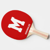 Mit Monogramm Tischtennispaddel für Tischtennis Tischtennis Schläger (Seitenansicht)