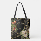 Mit Monogramm Totbeutel mit Blumenmuster Tasche (Rückseite)