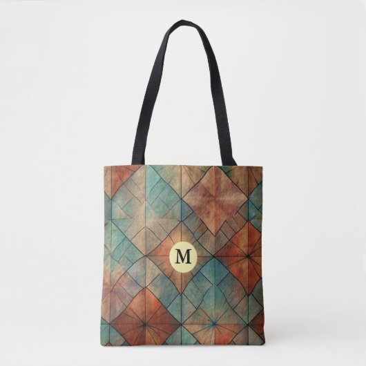 Mit Monogramm Totbeutel Tasche (Vorderseite)
