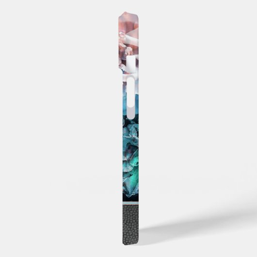 Mit Monogramm Tote Rose Case-Mate iPhone Hülle (Rückseite / Links)