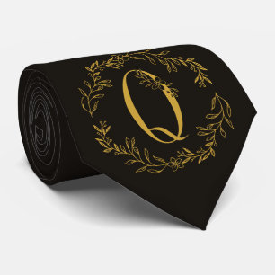 Mit Monogramm Trauzeugen mit rauchfreiem Schwarz Krawatte