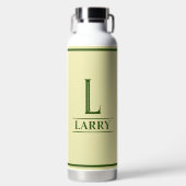 Mit Monogramm Trinkflasche (Vorderseite)