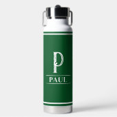 Mit Monogramm Trinkflasche (Vorderseite)