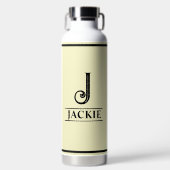 Mit Monogramm Trinkflasche (Vorderseite)