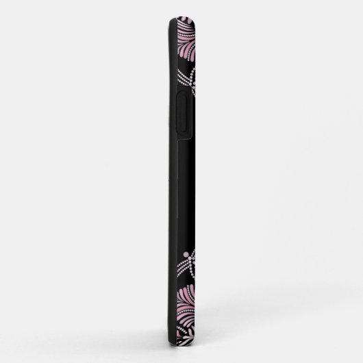 Mit Monogramm trockene Rose Blumenfronten Dot Mand Case-Mate iPhone Hülle (Hinten/Rechts)