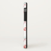 Mit Monogramm tropisches Rosa Flamingo Case-Mate iPhone Hülle (Hinten/Links)