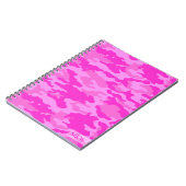 Mit Monogramm TS Pink Camouflage Notizblock (Linke Seite)
