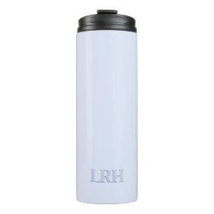 Mit Monogramm Tumbler - Minimalistischer moderner Thermosbecher