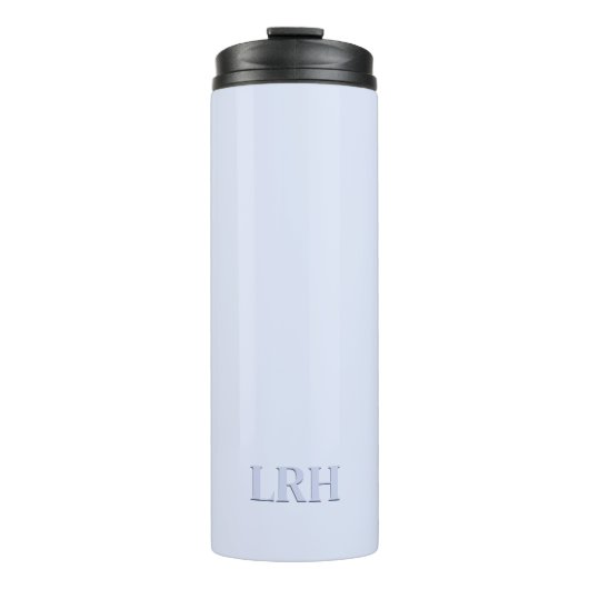 Mit Monogramm Tumbler - Minimalistischer moderner  Thermosbecher (Vorderseite)