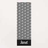 Mit Monogramm Turtle Mandala Yogamatte (Vorderseite)