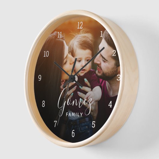 Mit Monogramm Überlagern von benutzerdefinierten F Uhr (Winkel)