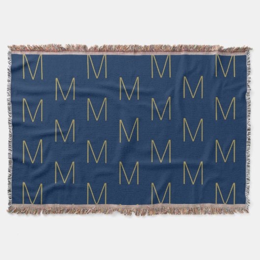 Mit Monogramm Ummantelungsbrief Decke (Vorderseite)