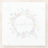 Mit Monogramm Untersetzer (Rückseite)